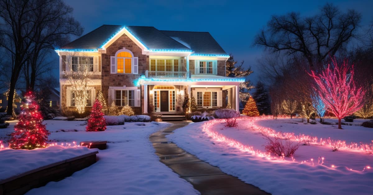 Christmas Lighting Color Combinations